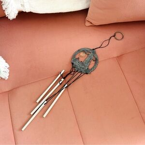 Vintage Pewter Lighthouse Wind-chime Small